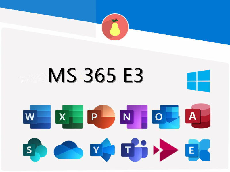MS 365 E3 Enterprise Plan 100 Users With Teams, Office Apps & Advanced Security
