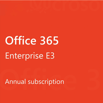 Office 365 Enterprise E3 100 Usuarios Un año de suscripción Clave de licencia para PC/Mac