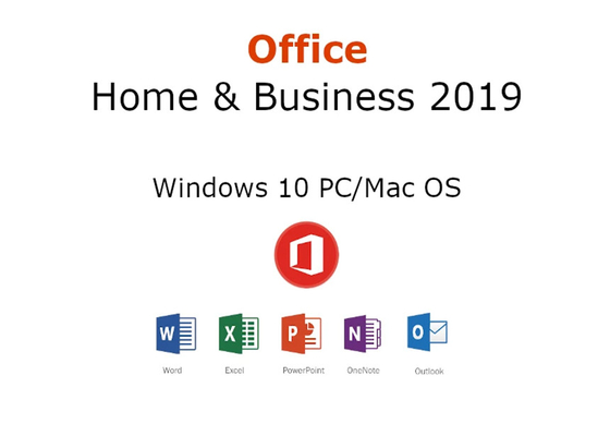 hogar de 1pc Microsoft Office y llave en línea de la licencia del estudiante 2019, llave del producto de la palabra de la Hb 2019