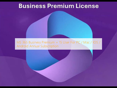 MS 365 Business Premium + 15 usuarios para PC / Mac / IOS / Android Suscripción anual