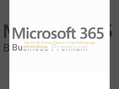 Nuevo Ms 365 Business Premium de 5 usuarios con garantía multilingüe de 90 días