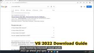 ¿Cómo descargar Visual Studio 2022 para instalar?
